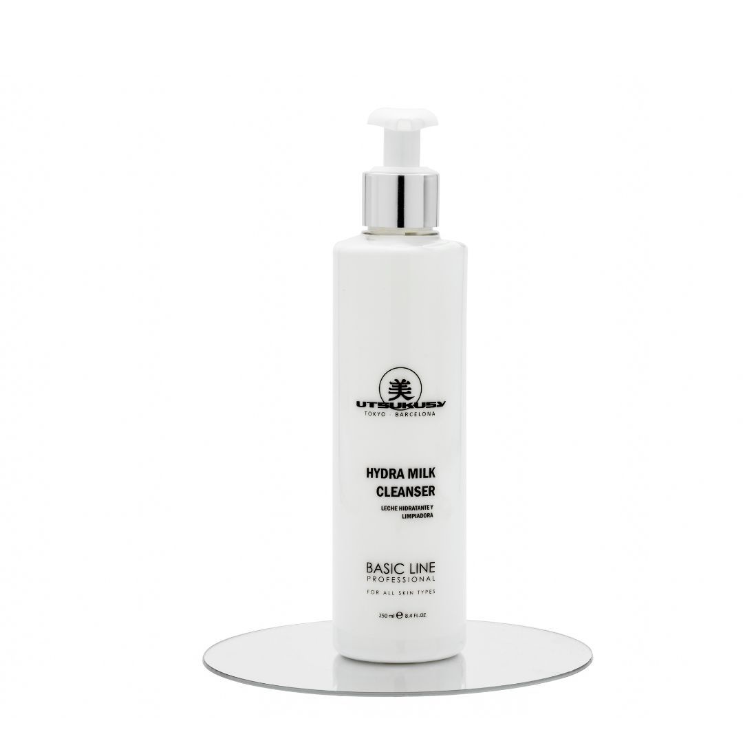 Leche Basic Line (limpiadora desmaquillante) de Utsukusy. Limpieza Suave e Hipoalergénica con Poder Calmante