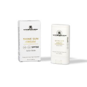 Protector solar SHINE SUN CREAM STICK SPF 50 de utasukusy