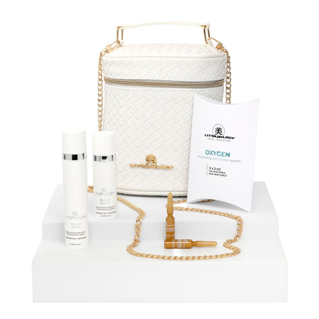 Neceser Tranex White Utsukusy con ampollas Oxygen