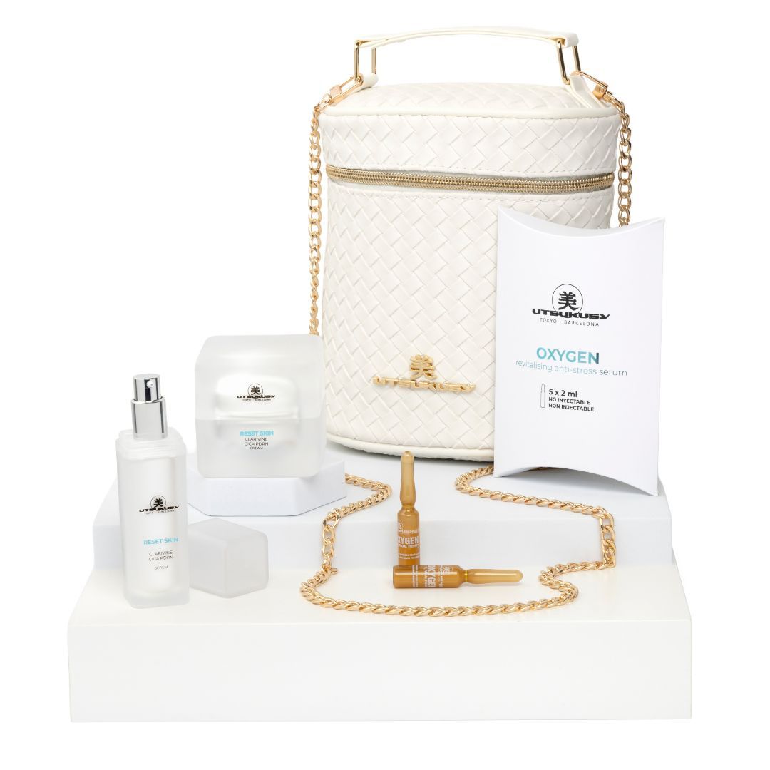 Neceser Reset Skin Utsukusy con ampollas Oxygen
