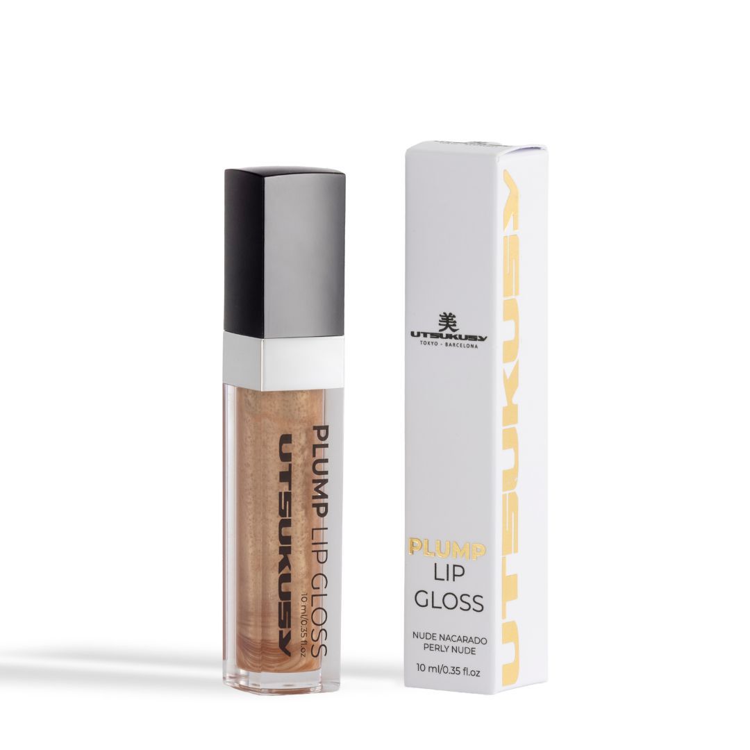 El Voluminizador de labios PLUMP LIP GLOSS Marron Bronce de Utsukusy Cosmetics