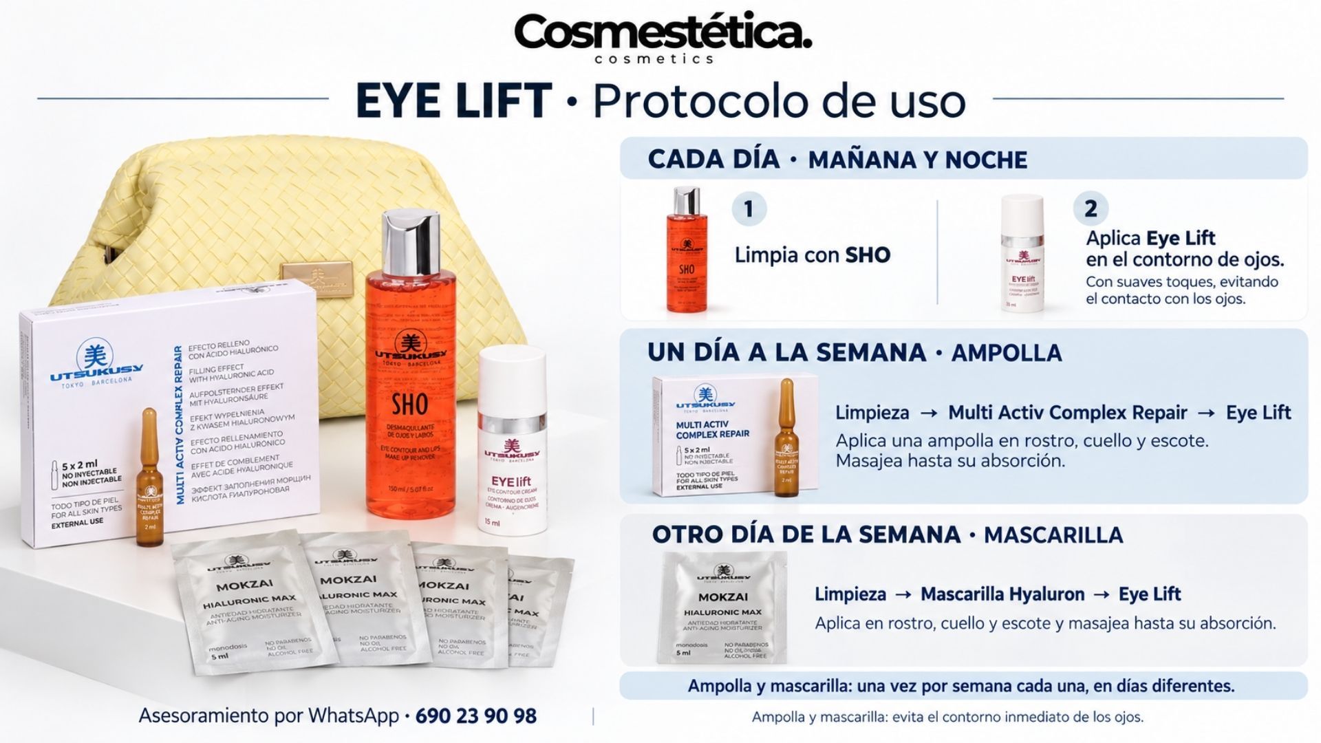 eye lift , contorno ojos utsukusy